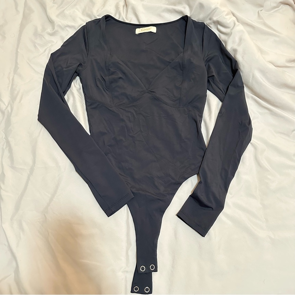 Black Long Sleeve Bodysuit